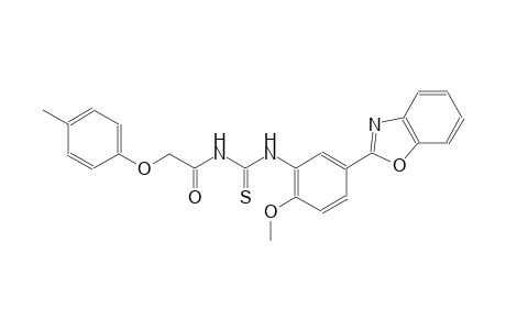 N-[5-(1,3-benzoxazol-2-yl)-2-methoxyphenyl]-N'-[(4-methylphenoxy)acetyl]thiourea