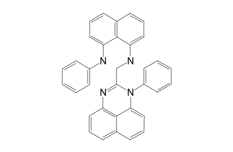 1-Anilino-8-[(1-phenyl-2-perimidinyl)methylamino]naphthalene