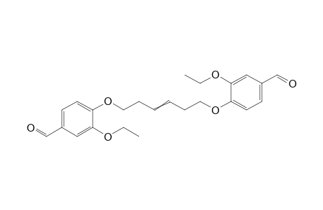 4,4'-(hex-3-ene-1,6-diylbis(oxy))bis(3-ethoxybenzaldehyde)