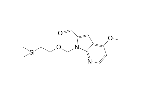 N-1-(Trimethylsilyl)ethoxymethyl-2-formyl-4-methoxypyrrolo[2,3-b]pyridine