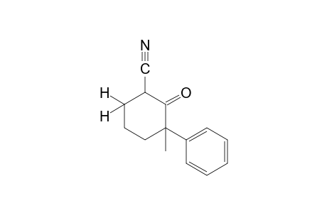 3-methyl-2-oxo-3-phenylcyclohexanecarbonitrile