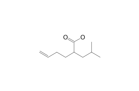 2-(2-Methylpropyl)-5-hexenoic acid