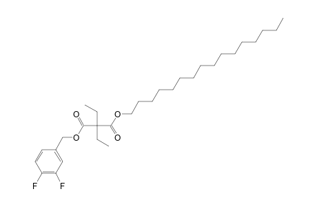 Diethylmalonic acid, 3,4-difluorobenzyl hexadecyl ester