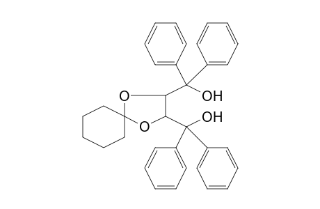 1,4-DIOXASPIRO[4.5]DECANE-2,3-DIMETHANOL, alpha,alpha,alpha',alpha'-TETRAPHENYL-, (2R-trans)-