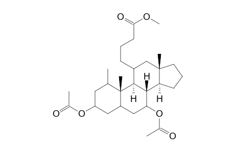 3,7-Diacetoxy-11-(1-methyl-3-methoxycarbonyl)propyl-androstane