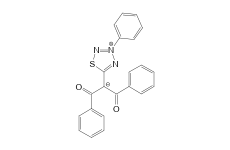 3-PHENYL-1,2,3,4-THIATRIAZOL-3-IUM-5-YLDI-(BENZOYL)-METHANIDE