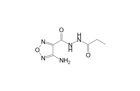 Furazan-3-carbohydrazide, 4-amino-N2-(1-oxopropyl)-