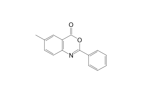 6-methyl-2-phenyl-4H-3,1-benzoxazin-4-one