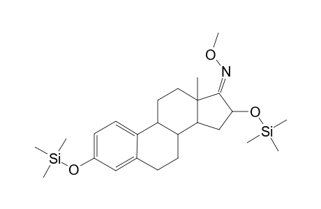 ESTRA-1,3,5(10)-TRIENE-3,16.ALPHA.-DIOL-17-ONE(17-O-METHYLOXIME-3,16.ALPHA.-DI-TRIMETHYLSILYL ETHER)