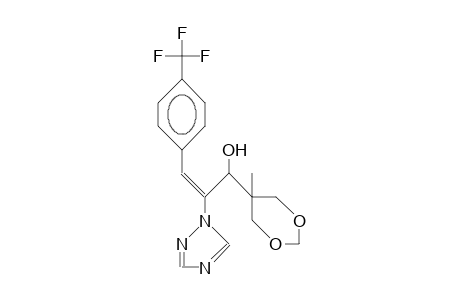 1-(5-Methyl-1,3-dioxan-5-yl)-2-(1,2,4-triazol-1-yl)-(E)-3-(4-trifluoromethyl-phenyl)-2-propenol