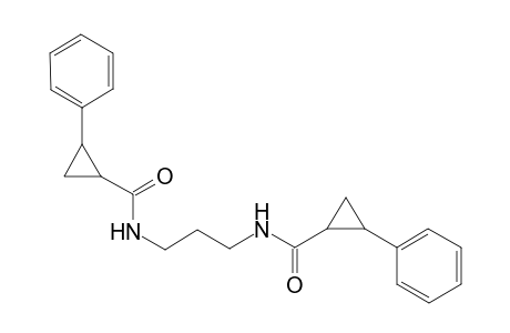 2-phenyl-N-(3-{[(2-phenylcyclopropyl)carbonyl]amino}propyl)cyclopropanecarboxamide