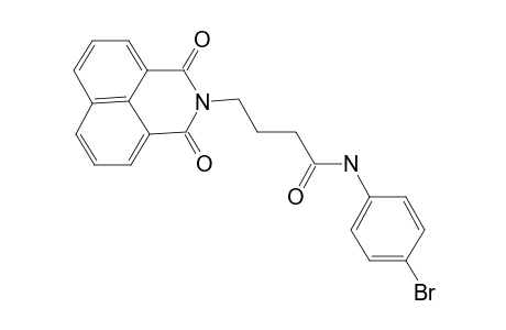 N-(4-Bromo-phenyl)-4-(1,3-dioxo-1H,3H-benzo[de]isoquinolin-2-yl)-butyramide