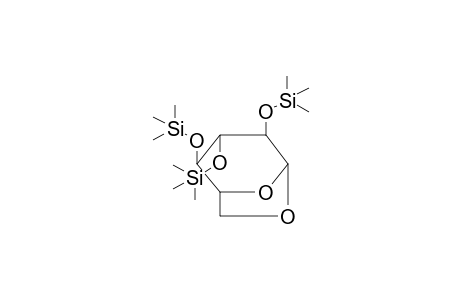 1,6-ANHYDRO-2,3,4-TRI-O-TRIMETHYLSILYL-BETA-D-GLUCOPYRANOSE