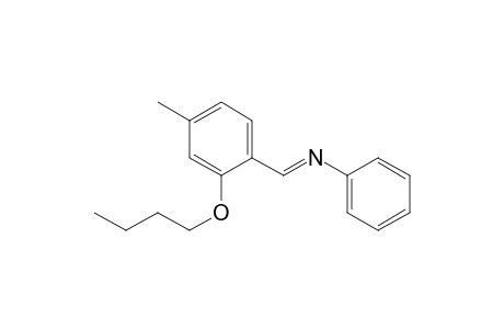 (E)-2-Butyloxy-4-methyl-N-phenylbenzaldimin