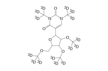 1,2,3,o-2',3',5'-penta(methyl-D3)pseudouridine