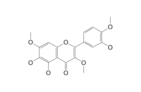 4H-1-Benzopyran-4-one, 5,6-dihydroxy-2-(3-hydroxy-4-methoxyphenyl)-3,7-dimethoxy-