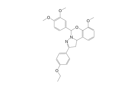 pyrazolo[1,5-c][1,3]benzoxazine, 5-(3,4-dimethoxyphenyl)-2-(4-ethoxyphenyl)-1,10b-dihydro-7-methoxy-