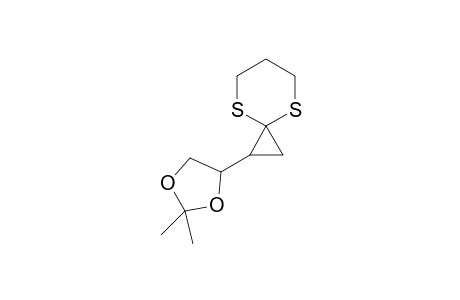 4-(4,8-Dithiaspiro[2.5]oct-1-yl)-2,2-dimethyl-1,3-dioxolane