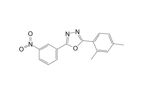 2-(3-NITROPHENYL)-5-(2,4-DIMETHYLPHENYL)-1,3,4-OXADIAZOLE