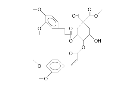 Methyl 3,4-bis(3',4'-dimethoxy-cinnamoyl)-quinate