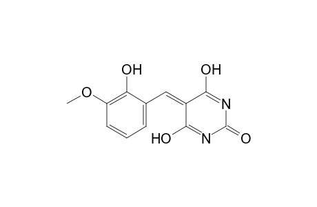 5-(2-Hydroxy-3-methoxybenzylidene)barbituric acid