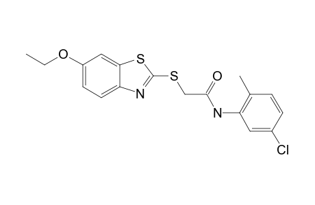 N-(5-Chloro-2-methylphenyl)-2-((6-ethoxybenzo[D]thiazol-2-yl)thio)acetamide