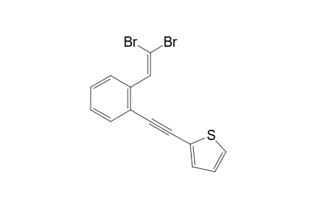 2-((2-(2,2-dibromovinyl)phenyl)ethynyl)thiophene