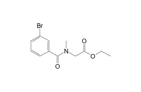 Sarcosine, N-(3-bromobenzoyl)-, ethyl ester