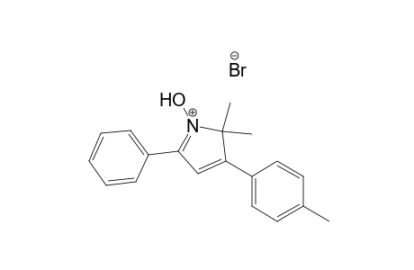 1-Hydroxy-2,2-dimethyl-5-phenyl-3-(p-tolyl)-2H-pyrrolium bromide