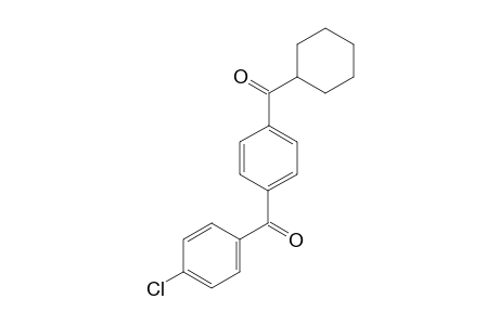 (4-(4-chlorobenzoyl)phenyl)(cyclohexyl)methanone