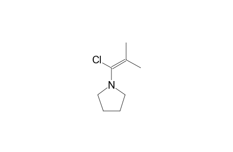 1-(1-Chloro-2-methylprop-1-enyl)pyrrolidine