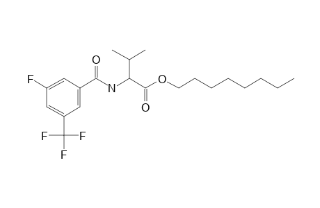 L-Valine, N-(3-fluoro-5-trifluoromethylbenzoyl)-, octyl ester