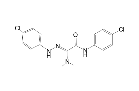 (E)-2-Dimethylamino-N-(4-chlorophenyl)-2-[(4-chlorophenyl)hydrazono]acetamide