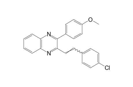 2-(p-chlorostyryl)-3-(p-methoxyphenyl)quinoxaline