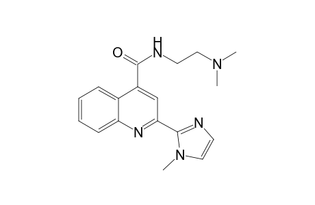 N-(2-dimethylaminoethyl)-2-(1-methylimidazol-2-yl)quinoline-4-carboxamide