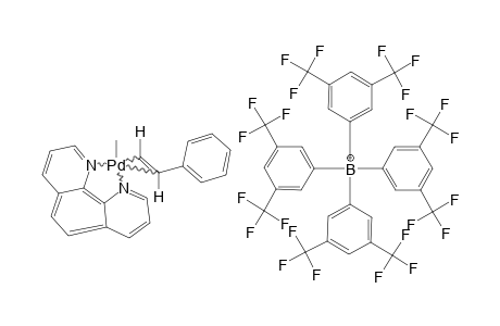 (1,10-PHENANTHROLINE)PD(CH3)(2-ETA-CH2=C(H)C6H5)+((CF3)2C6H3)4B-;MAJOR-ISOMER