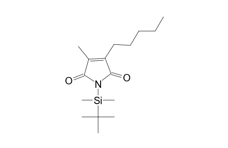 1-(tert-butyldimethylsilyl)-3-methyl-4-pentyl-1H-pyrrole-2,5-dione