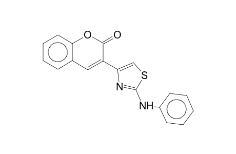 2H-1-benzopyran-2-one, 3-[2-(phenylamino)-4-thiazolyl]-