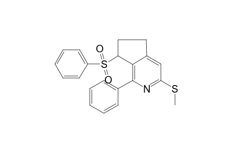 3-Methylsulphanyl-1-phenyl-7-phenylsulphonyl-6,7-dihydro-5H-[2]-pyridine