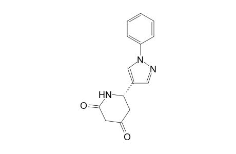 (S)-6-(1-Phenyl-1H-pyrazol-4-yl)-piperidine-2,4-dione