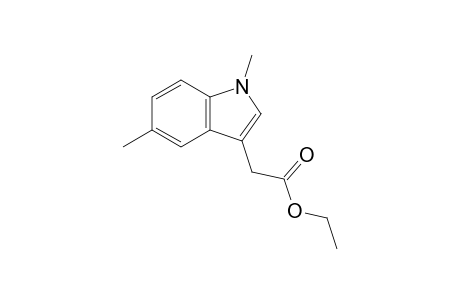 Ethyl 2-(1,5-dimethylindol-3-yl)acetate