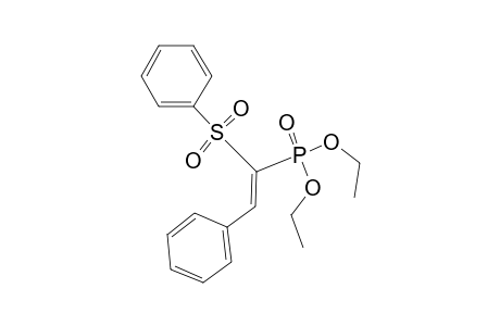 Phosphonic acid, [2-phenyl-1-(phenylsulfonyl)ethenyl]-, diethyl ester, (Z)-