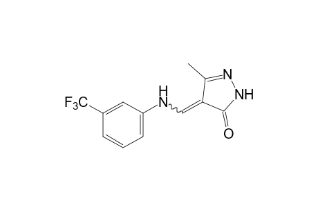 3-METHYL-4-[(alpha,alpha,alpha-TRIFLUORO-m-TOLUIDINO)METHYLENE]-2-PYRAZOLIN-5-ONE