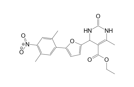 Ethyl 4-[5-(2,5-dimethyl-4-nitrophenyl)-2-furyl]-1,2,3,4-tetrahydro-6-methyl-2-oxo-5-pyrimidinecarboxylate