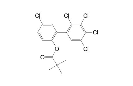 2-Hydroxy-2',3',4',5,5'-pentachlorobiphenyl, trimethylacetate