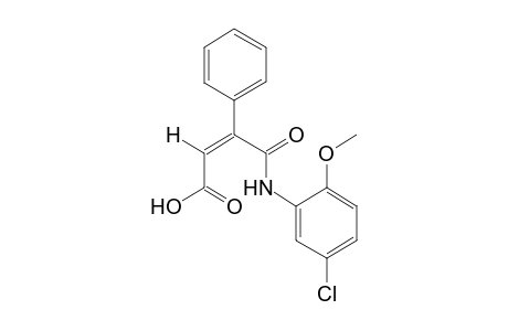 5'-chloro-2'-methoxy-3-phenylmaleanilic acid