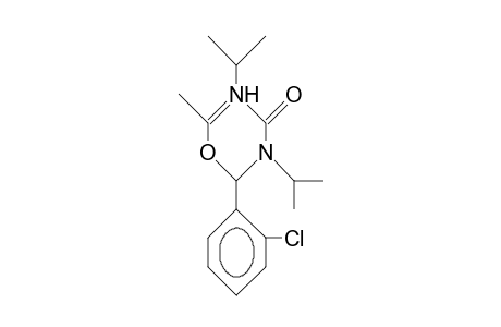 2-(2-Chloro-phenyl)-3,4-dihydro-3,5-diisopropyl-6-methyl-4-oxo-2H-1,3,5-oxadiazinium cation