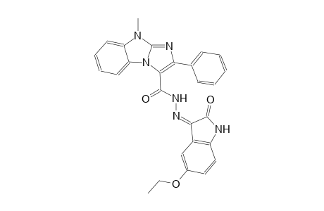 N'-[(3Z)-5-ethoxy-2-oxo-1,2-dihydro-3H-indol-3-ylidene]-9-methyl-2-phenyl-9H-imidazo[1,2-a]benzimidazole-3-carbohydrazide