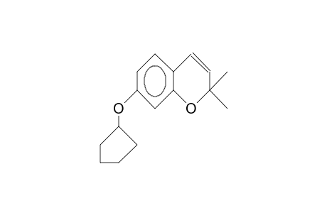 7-Cyclopentyloxy-2,2-dimethyl-2H-chromene