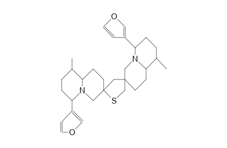 Neothiobinupharidine, (7S,13S)-